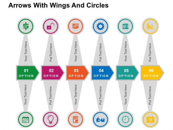 Arrows With Wings And Circles Powerpoint Templates Arrows With Wings And Circles Powerpoint Templates