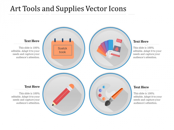 Art Tools And Supplies Vector Icons Ppt PowerPoint Presentation Gallery Slide Portrait PDF