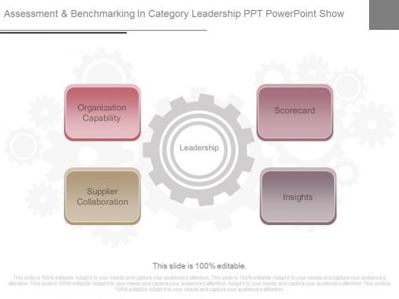Assessment And Benchmarking In Category Leadership Ppt Powerpoint Show Assessment And Benchmarking In Category Leadership Ppt Powerpoint Show