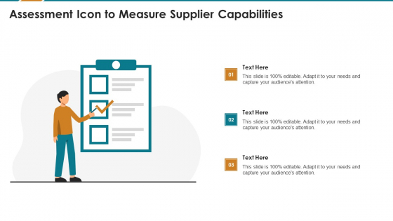 Assessment Icon To Measure Supplier Capabilities Professional PDF Assessment Icon To Measure Supplier Capabilities Professional PDF