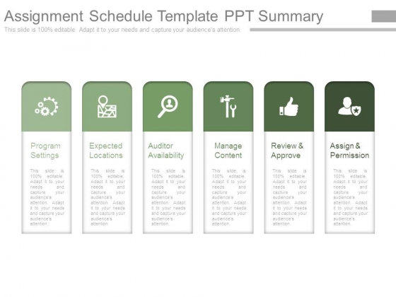 Assignment Schedule Template Ppt Summary Assignment Schedule Template Ppt Summary