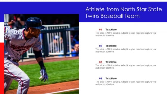 Athlete From North Star State Twins Baseball Team Professional PDF