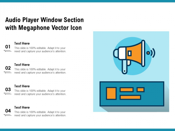 Audio Player Window Section With Megaphone Vector Icon Ppt PowerPoint Presentation Infographic Template Picture PDF Audio Player Window Section With Megaphone Vector Icon Ppt PowerPoint Presentation Infographic Template Picture PDF