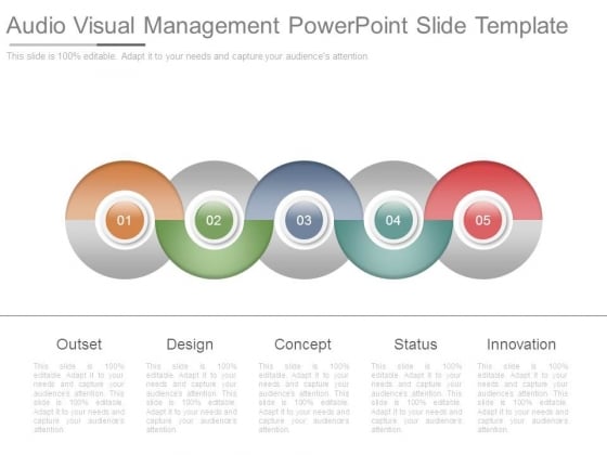 Audio Visual Management Powerpoint Slide Template Audio Visual Management Powerpoint Slide Template