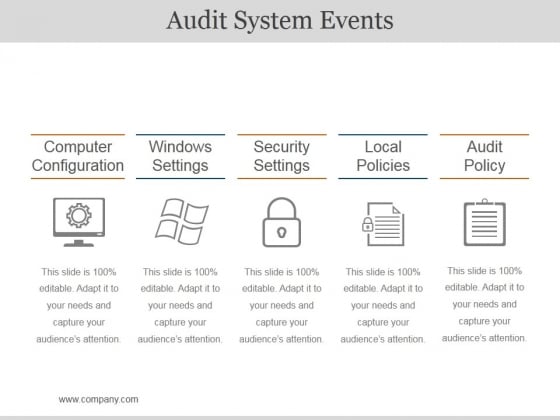 Audit System Events Ppt PowerPoint Presentation Ideas Audit System Events Ppt PowerPoint Presentation Ideas