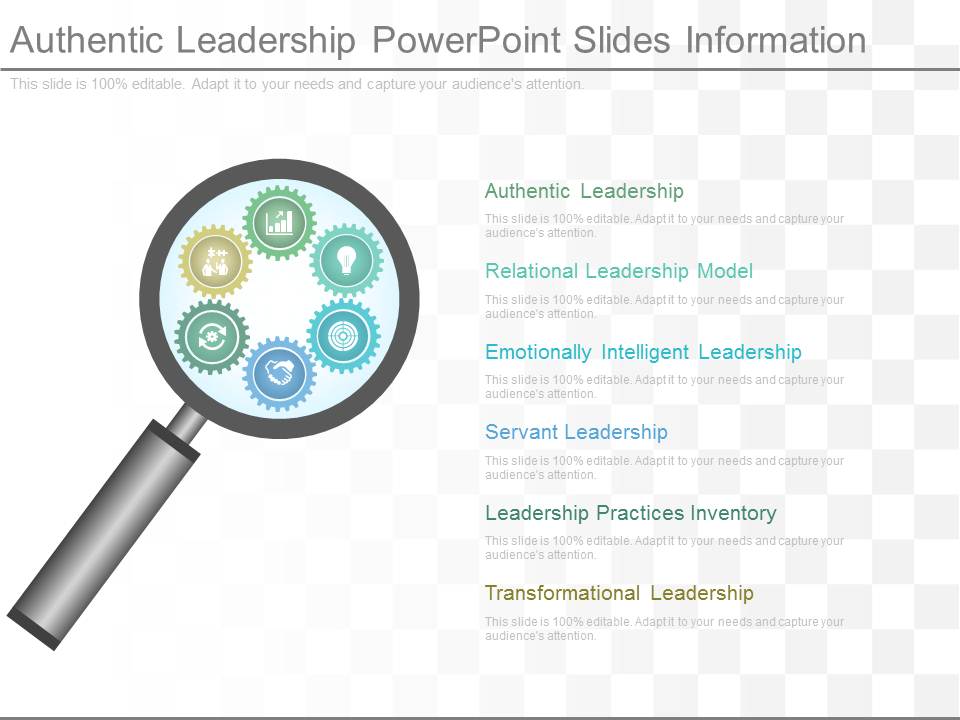 Authentic Leadership Powerpoint Slides Information