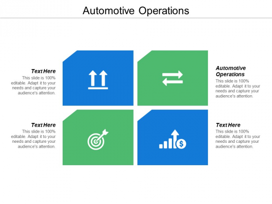 Automotive Operations Ppt Powerpoint Presentation Infographic Template Display Cpb