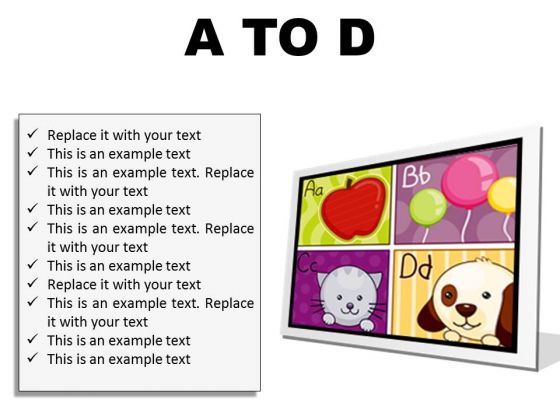 A To D Education PowerPoint Presentation Slides F A To D Education PowerPoint Presentation Slides F