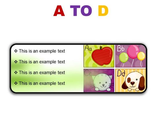 A To D Education PowerPoint Presentation Slides R A To D Education PowerPoint Presentation Slides R