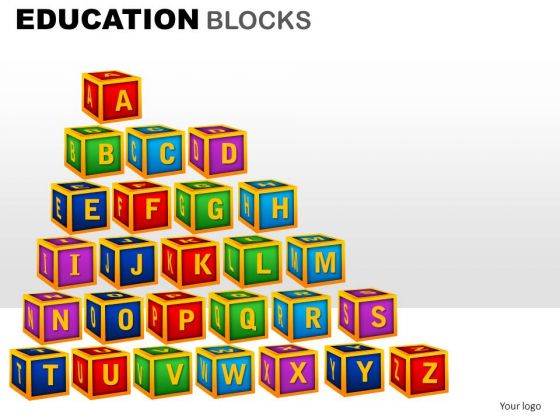 A To Z Education Clipart Graphics Images For PowerPoint