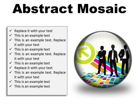 Abstract Mosaic Business PowerPoint Presentation Slides C