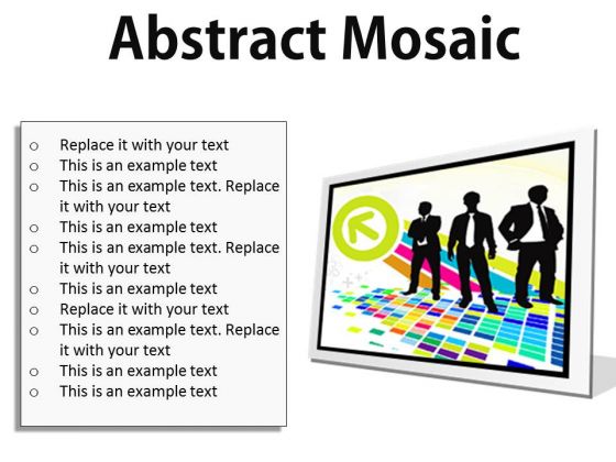 Abstract Mosaic Business PowerPoint Presentation Slides F Abstract Mosaic Business PowerPoint Presentation Slides F