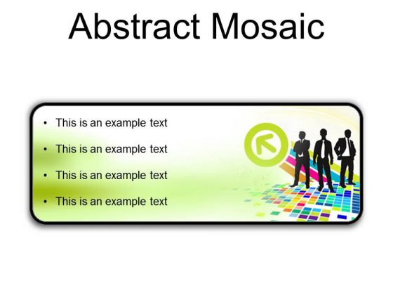 Abstract Mosaic Business PowerPoint Presentation Slides R