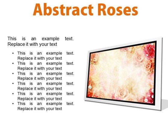 Abstract Roses Background PowerPoint Presentation Slides F Abstract Roses Background PowerPoint Presentation Slides F