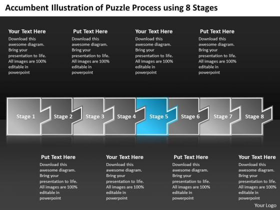 Accumbent Illustration Of Puzzle Process Using 8 Stages Online Flowchart PowerPoint Slides Accumbent Illustration Of Puzzle Process Using 8 Stages Online Flowchart PowerPoint Slides