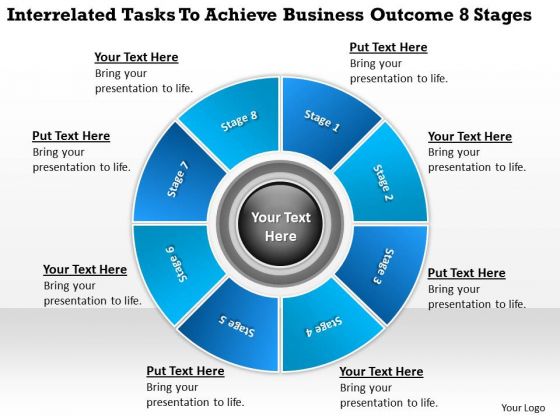Achieve Business Outcome 8 Stages Small Plan PowerPoint Slides Achieve Business Outcome 8 Stages Small Plan PowerPoint Slides