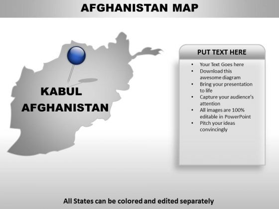 Afghanistan Country PowerPoint Maps Afghanistan Country PowerPoint Maps