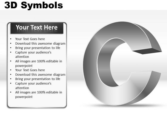 Alphabet C 3d Symbols PowerPoint Slides And Ppt Diagram Templates Alphabet C 3d Symbols PowerPoint Slides And Ppt Diagram Templates