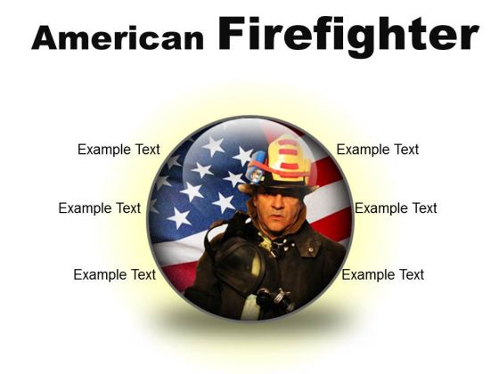 American Firefighter Youth PowerPoint Presentation Slides C