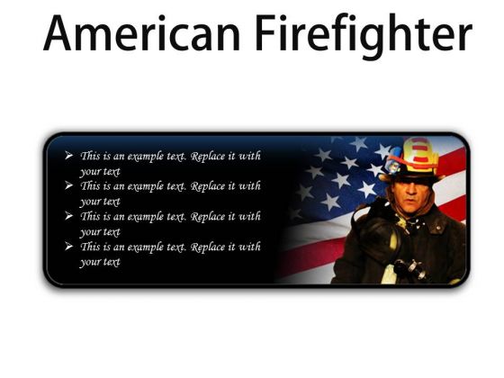 American Firefighter Youth PowerPoint Presentation Slides R