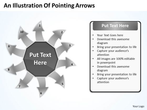 An Illustration Of Pointing Arrows Network Software PowerPoint Templates An Illustration Of Pointing Arrows Network Software PowerPoint Templates