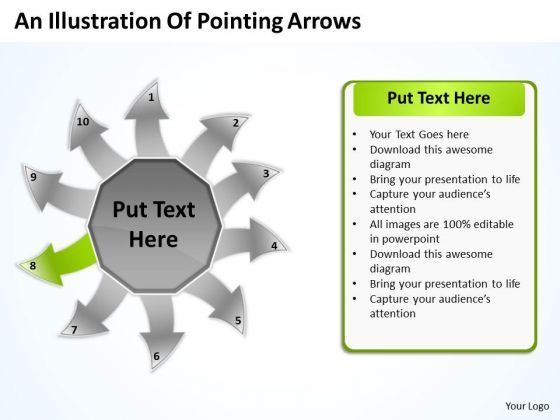 An Illustration Of Pointing Arrows Ppt Charts And PowerPoint Templates An Illustration Of Pointing Arrows Ppt Charts And PowerPoint Templates