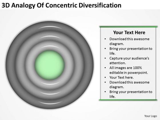 Analogy Of Concentric Diversification Business Plan For PowerPoint Slides Analogy Of Concentric Diversification Business Plan For PowerPoint Slides