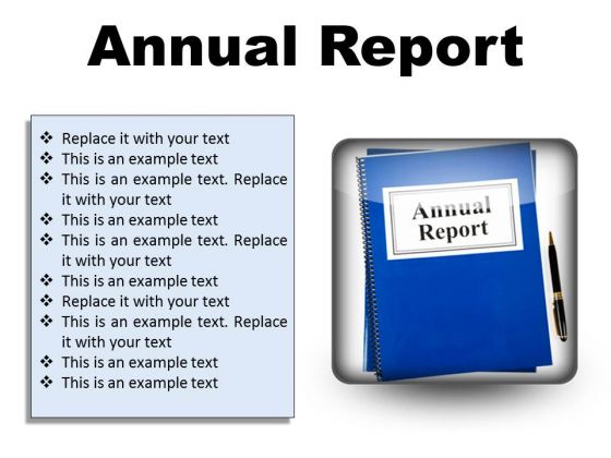 Annual Report Business PowerPoint Presentation Slides S