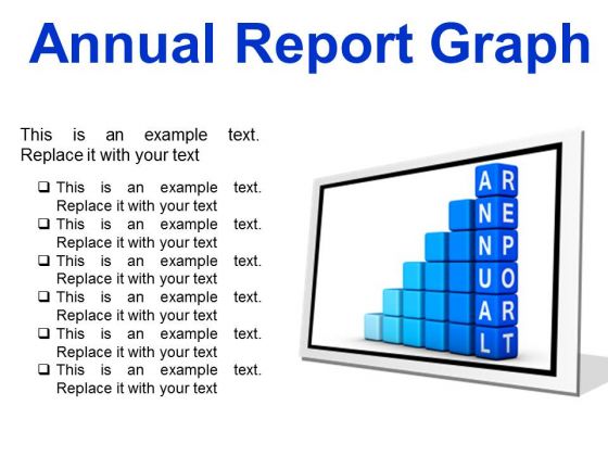 Annual Report Graph Success PowerPoint Presentation Slides F
