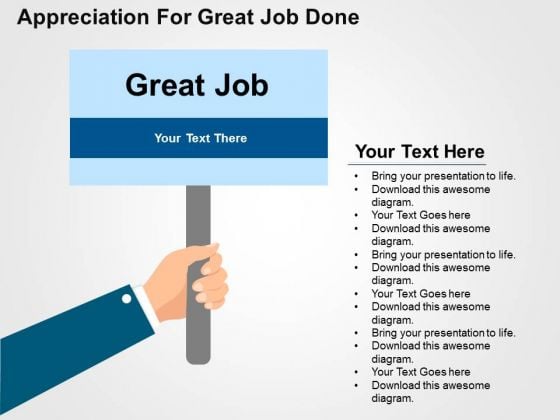 how to say great job on presentation