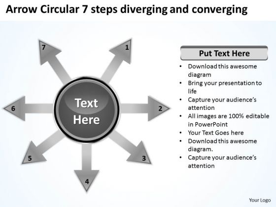 Arrow 5 Stages Diverging Process Diagram Circular Flow PowerPoint Templates Arrow 5 Stages Diverging Process Diagram Circular Flow PowerPoint Templates