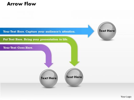 Arrow Flow PowerPoint Presentation Template Arrow Flow PowerPoint Presentation Template