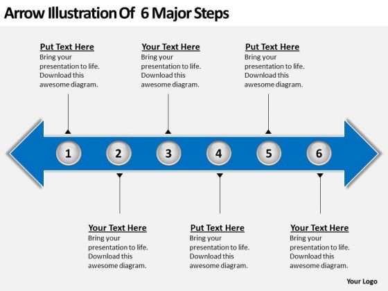 Arrow Illustration Of 6 Major Steps PowerPoint Templates Ppt Slides Graphics Arrow Illustration Of 6 Major Steps PowerPoint Templates Ppt Slides Graphics