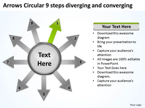 Arrows Circular 9 Steps Diverging And Converging Diagram PowerPoint Templates Arrows Circular 9 Steps Diverging And Converging Diagram PowerPoint Templates
