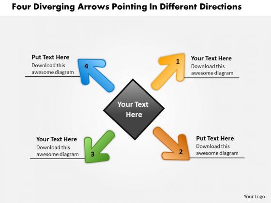 Arrows Pointing Different Directions Circular Flow Chart PowerPoint Templates Arrows Pointing Different Directions Circular Flow Chart PowerPoint Templates