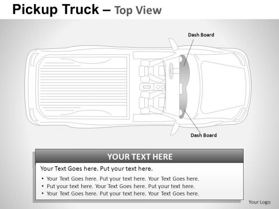 Art Pickup Brown Truck Top View PowerPoint Slides And Ppt Diagram Templates Art Pickup Brown Truck Top View PowerPoint Slides And Ppt Diagram Templates