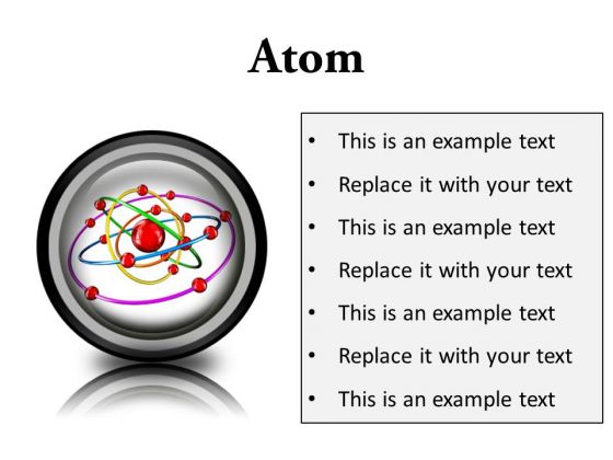 Atom Science PowerPoint Presentation Slides Cc Atom Science PowerPoint Presentation Slides Cc