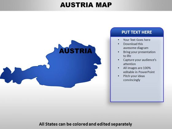 Austria PowerPoint Maps