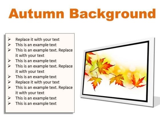 Autumn Background PowerPoint Presentation Slides F Autumn Background PowerPoint Presentation Slides F
