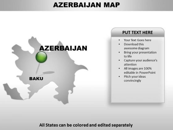 Azerbaijan Country PowerPoint Maps Azerbaijan Country PowerPoint Maps