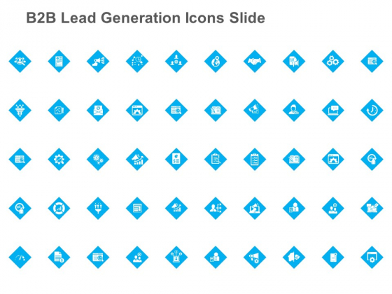 B2B Lead Generation Icons Slide Ppt Infographic Template Show PDF B2B Lead Generation Icons Slide Ppt Infographic Template Show PDF