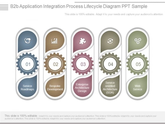 B2b Application Integration Process Lifecycle Diagram Ppt Sample