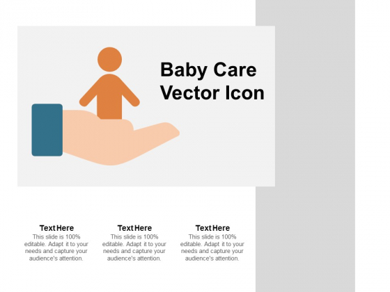 Baby Care Vector Icon Ppt PowerPoint Presentation Summary Template