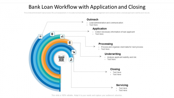 Bank Loan Workflow With Application And Closing Ppt PowerPoint Presentation Ideas Graphics Design PDF Bank Loan Workflow With Application And Closing Ppt PowerPoint Presentation Ideas Graphics Design PDF