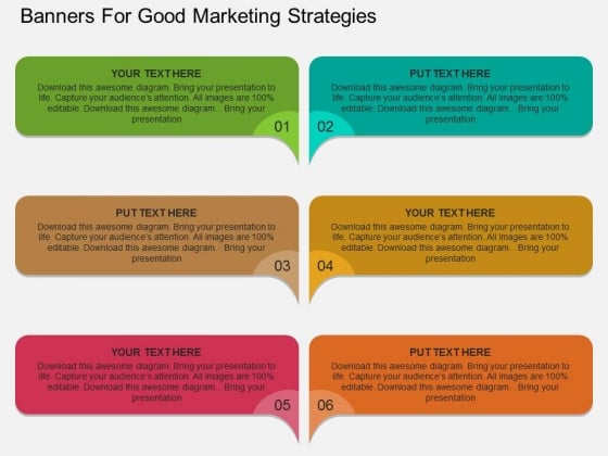 Banners For Good Marketing Strategies Powerpoint Template Banners For Good Marketing Strategies Powerpoint Template