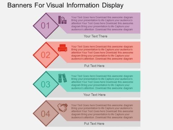 Banners For Visual Information Display Powerpoint Templates Banners For Visual Information Display Powerpoint Templates