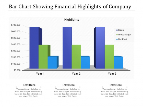 Bar Chart Showing Financial Highlights Of Company Ppt PowerPoint Presentation File Styles PDF Bar Chart Showing Financial Highlights Of Company Ppt PowerPoint Presentation File Styles PDF