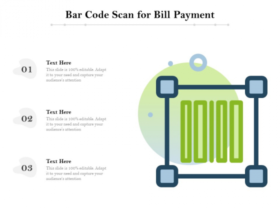 Bar Code Scan For Bill Payment Ppt PowerPoint Presentation Gallery Graphic Tips PDF