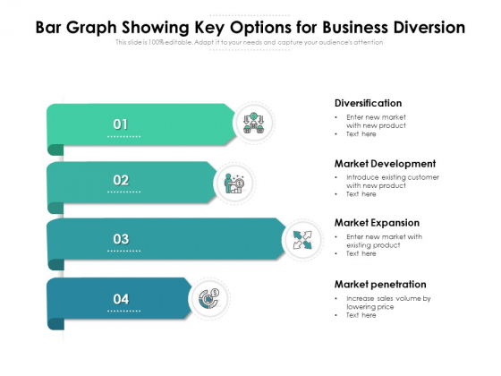 Bar Graph Showing Key Options For Business Diversion Ppt PowerPoint Presentation Professional Graphics PDF Bar Graph Showing Key Options For Business Diversion Ppt PowerPoint Presentation Professional Graphics PDF