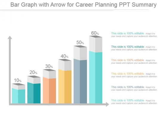 Bar Graph With Arrow For Career Planning Ppt PowerPoint Presentation Gallery